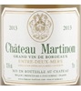 Nath. Johnston & Fils 13 Chateau Martinon Entre Deux Mer Blanc (Nath. Johnston) 2013